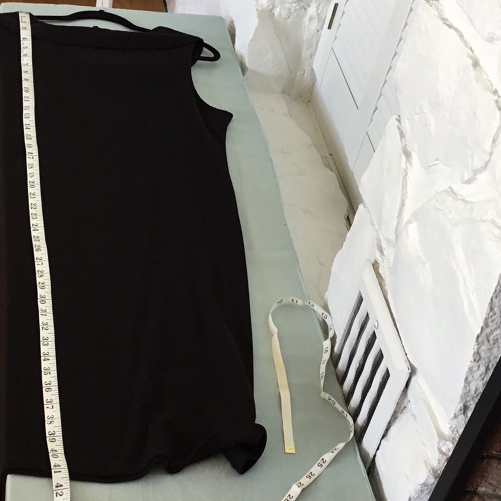 NWT Rafella XL Black Sleeveless Dress W/ Collar - Picture 13 of 15